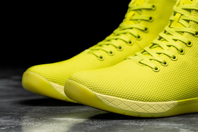 Lemon Nobull High-Top Neon Lime Women's Trainers | CA B2080E